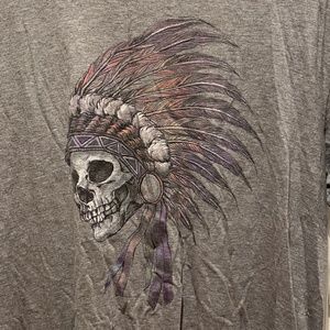 Broken Threads Skeleton with Native Headdress